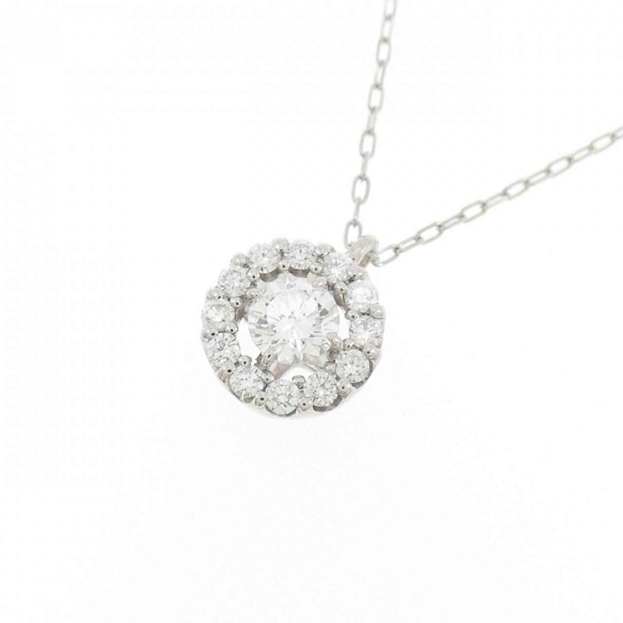 PT900/PT850 ダイヤモンド ネックレス 0.147CT