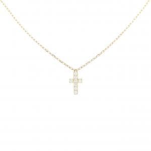 アーカー クロス ダイヤモンド ネックレス 0.05CT