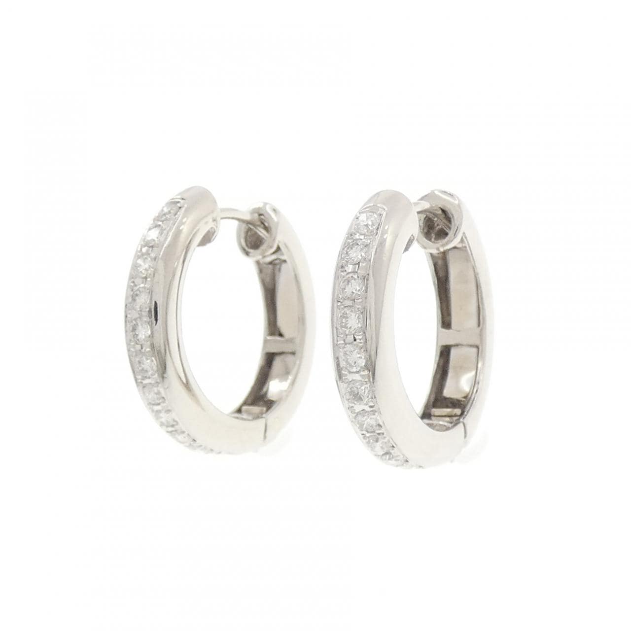 PT900 ダイヤモンド ピアス 0.45CT
