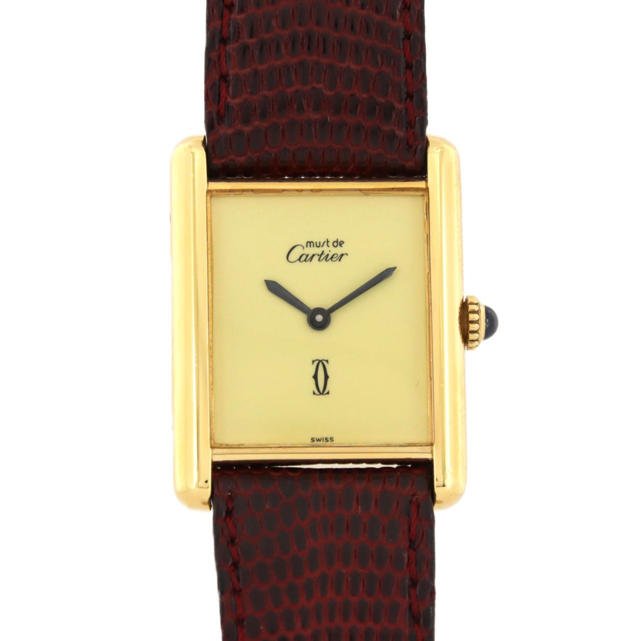 Cartier Must Tank LM GP GP手動上弦