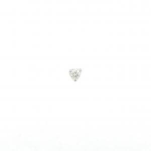 PT950/PT900 ダイヤモンド ピアス 0.08CT 片耳