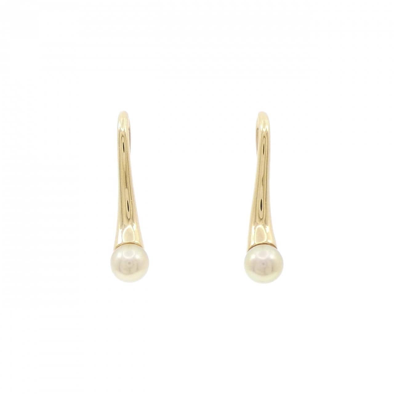 MIKIMOTO Akoya pearl earrings 4.7mm
