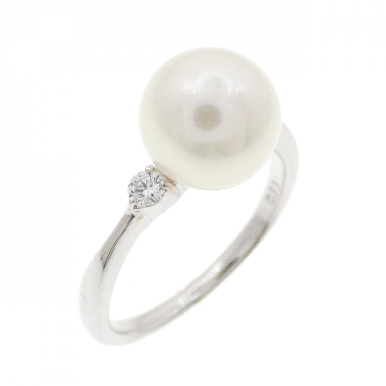 K18WG Akoya珍珠戒指 8.4 毫米