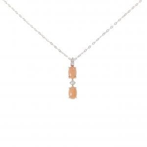 ジーエスティービー サンゴ ネックレス 0.70CT