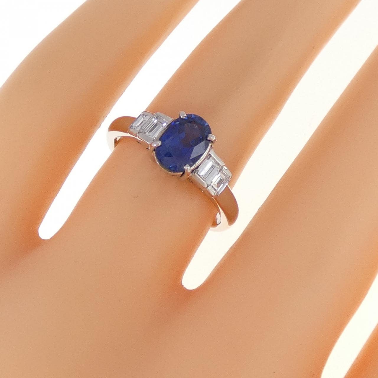PT900 サファイヤ リング 1.166CT