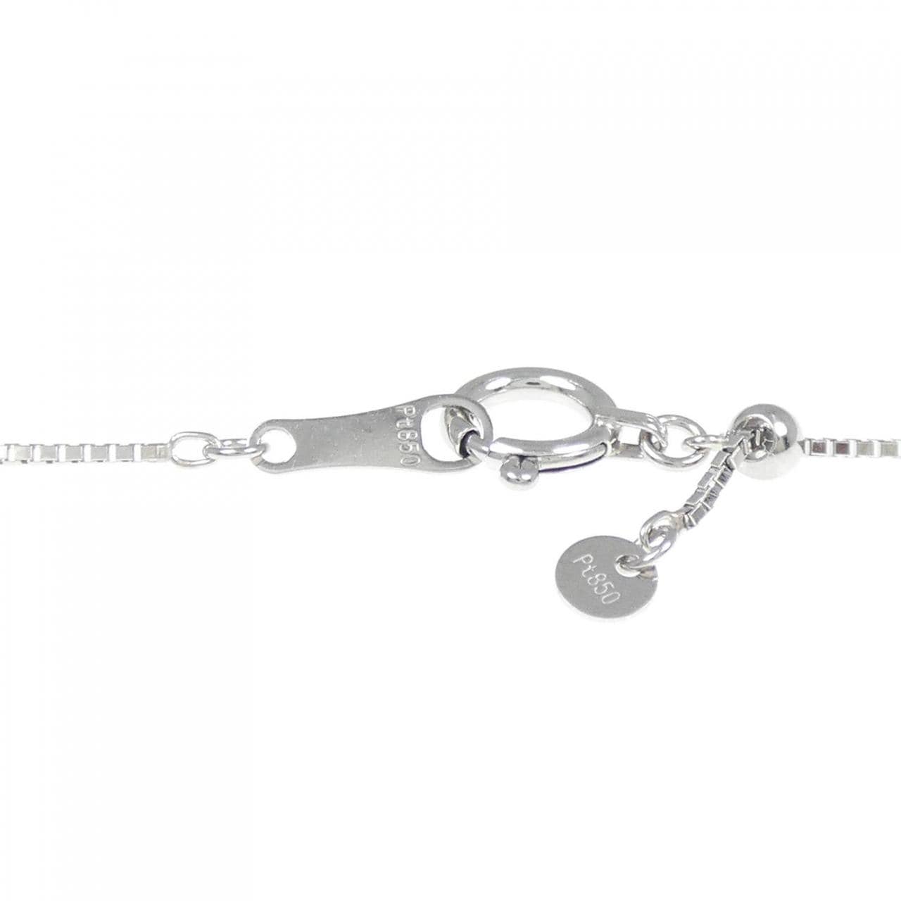 PT900/PT850 ルビー ネックレス 0.952CT