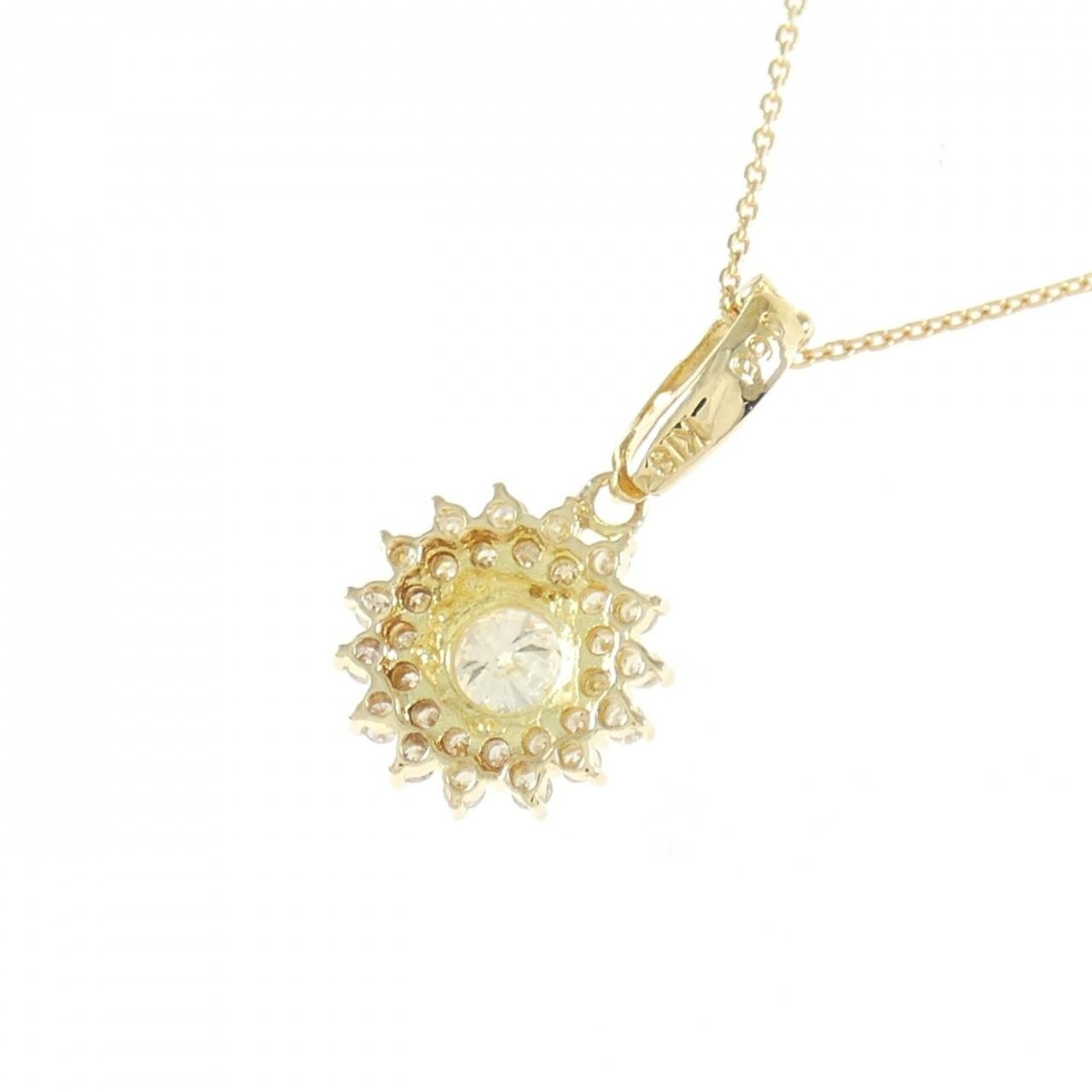 K18YG ダイヤモンド ネックレス 0.65CT