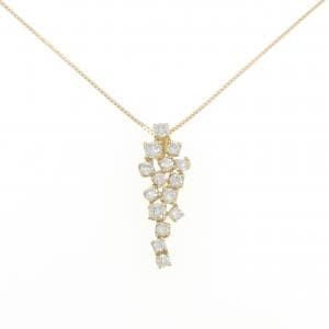 K18YG ダイヤモンド ネックレス 0.65CT