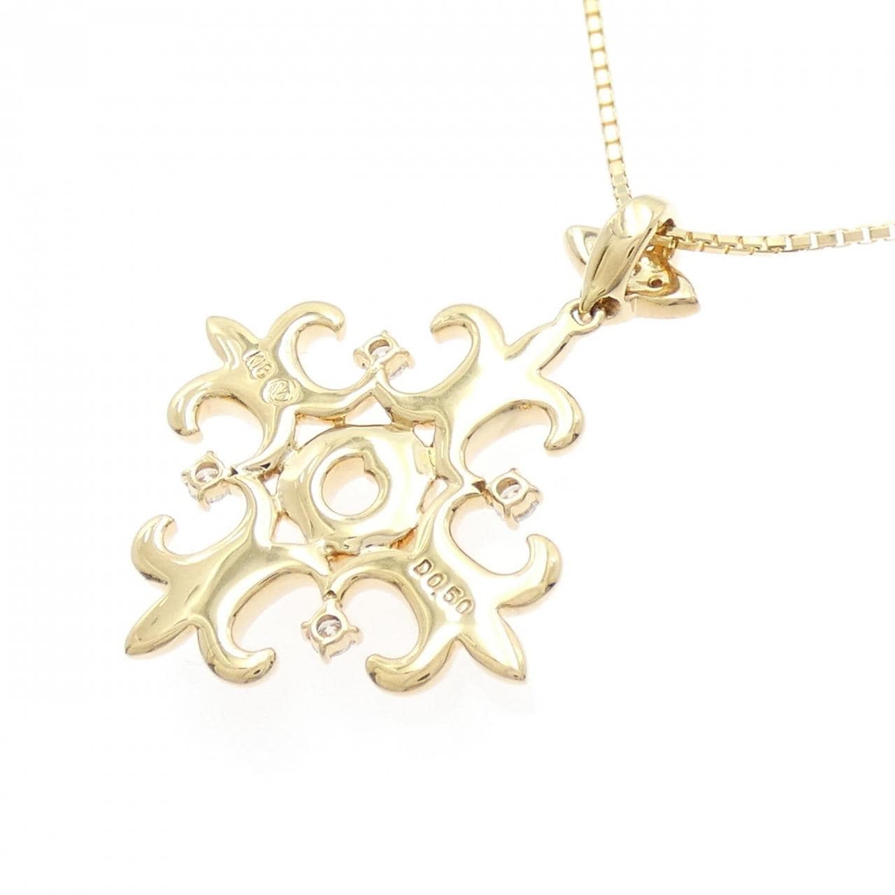 K18YG ダイヤモンド ネックレス 0.50CT