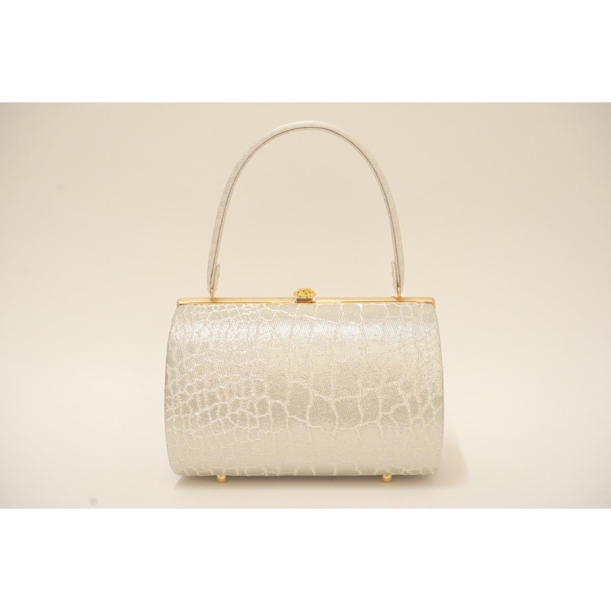 【新品】草履バッグセット　白梅　Ｌサイズ