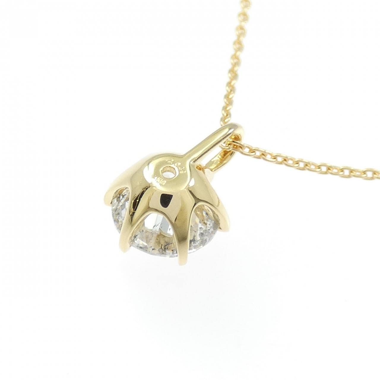 【リメイク】K18YG ダイヤモンド ネックレス 2.049CT H I1 VG