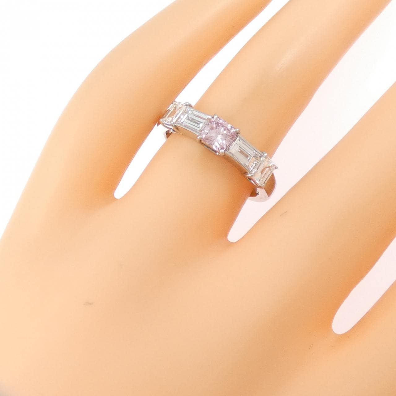 ミキモト ピンクダイヤモンド リング 0.43CT NFPP VS2 SQ