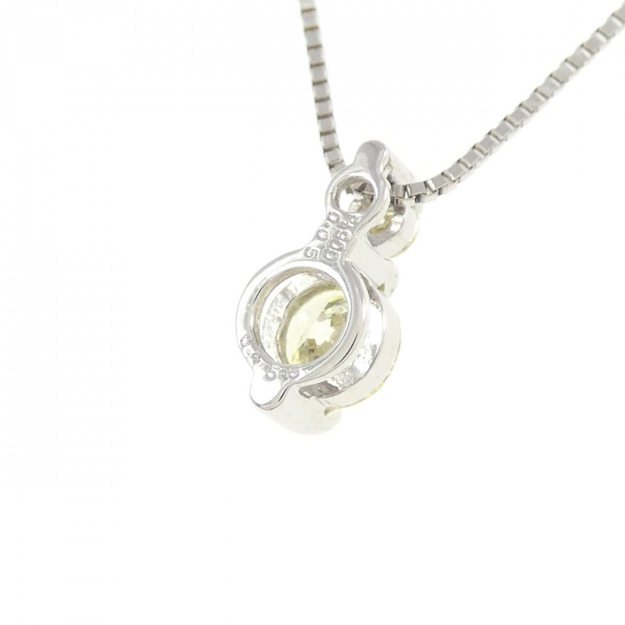 PT900/PT850 ダイヤモンド ネックレス 0.455CT