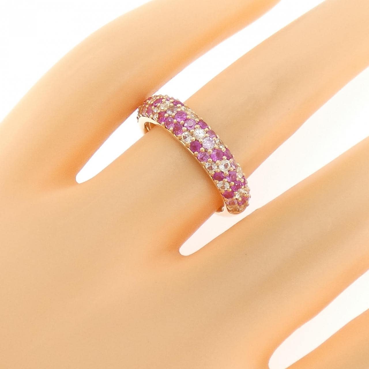 K18PG サファイヤ リング 1.20CT