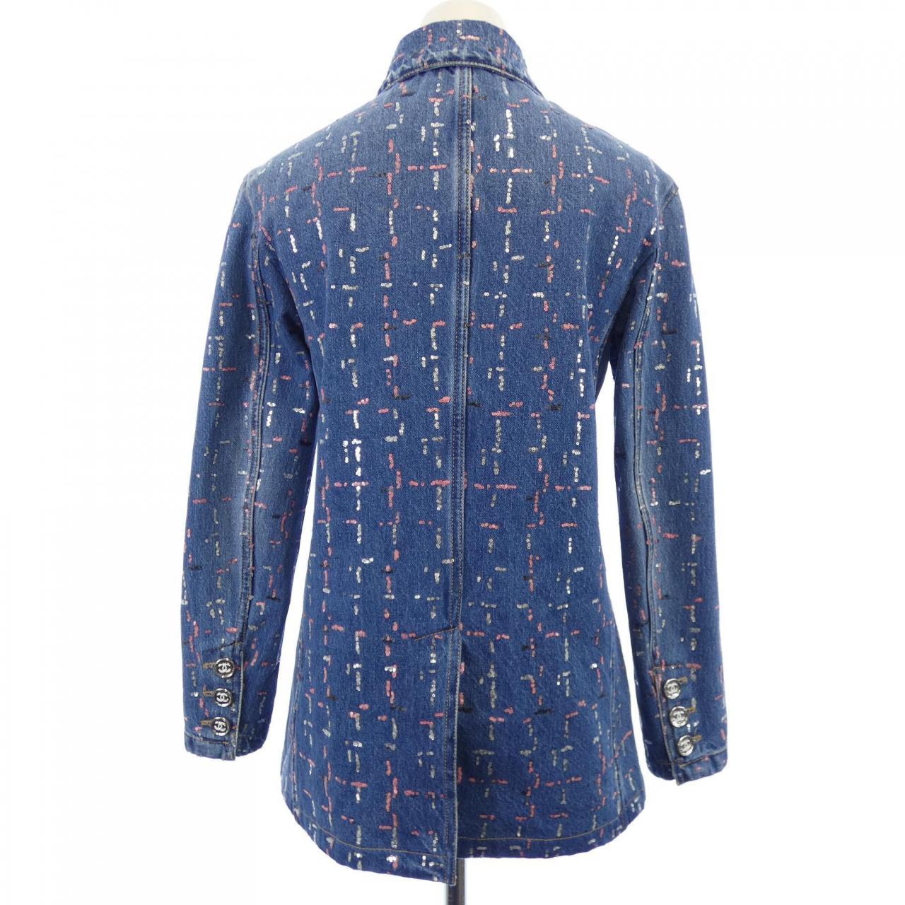 シャネル CHANEL METIERS D’ART LOOK 38 P75259V66855 デニムジャケット