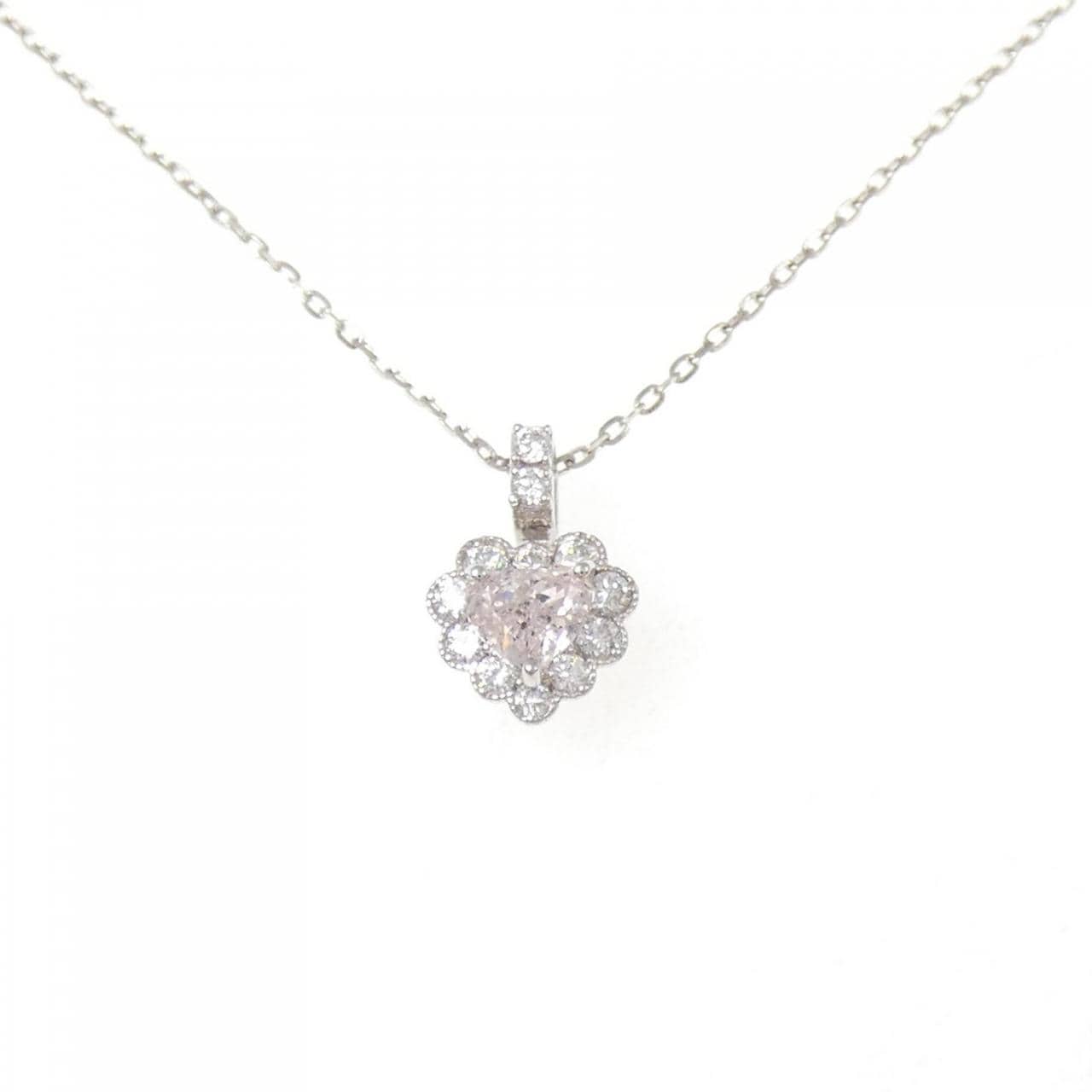 PT950/PT850 ダイヤモンド ネックレス 0.262CT FLP I1 ファンシーカット