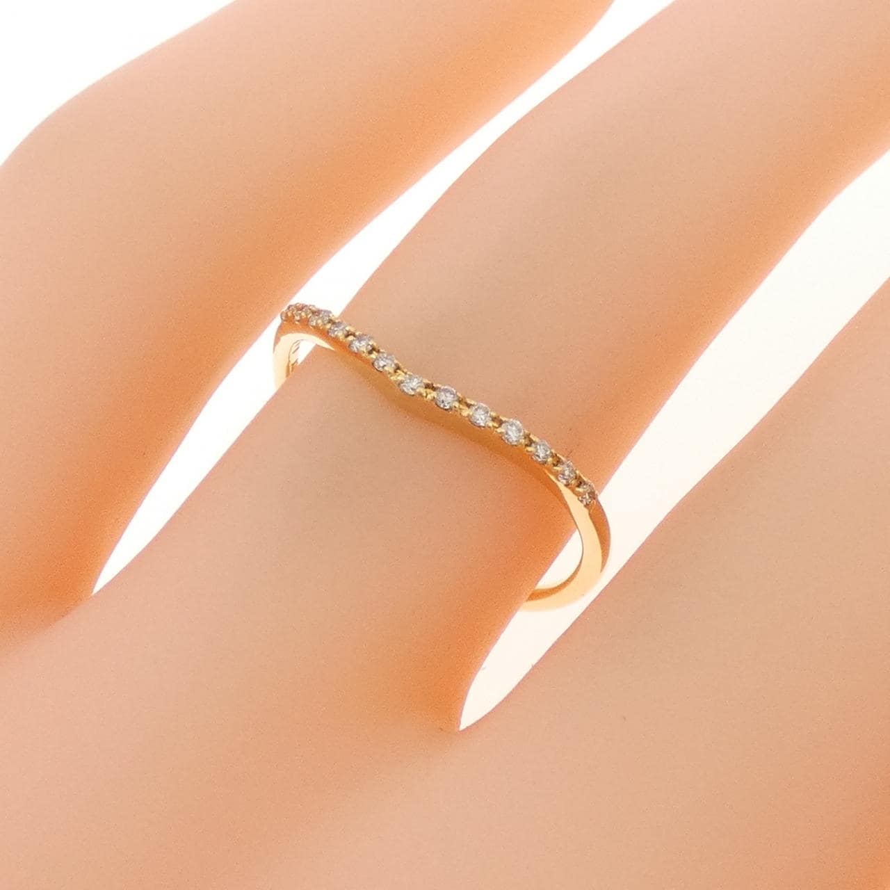 アガット ダイヤモンド リング 0.06CT
