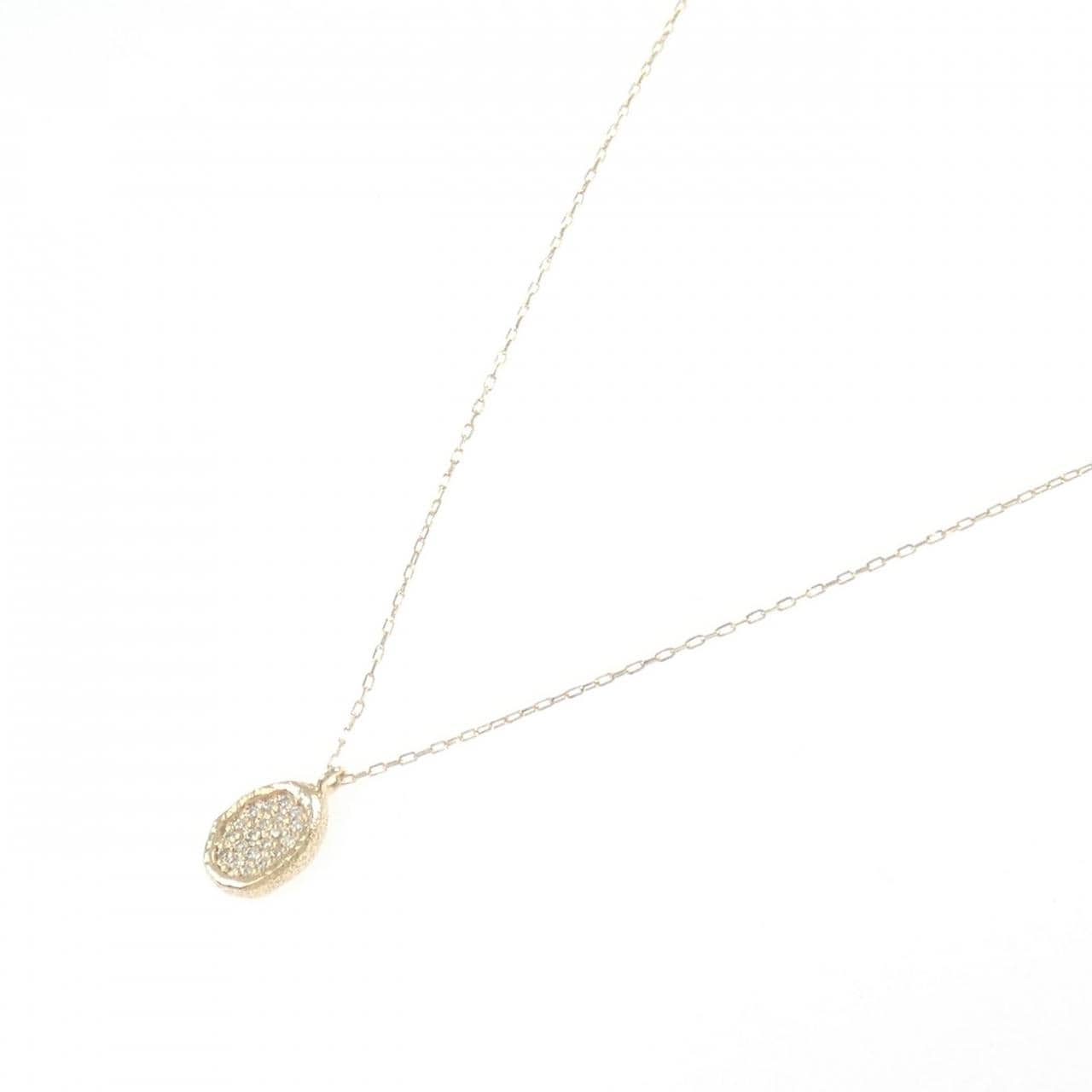 K10YG ダイヤモンド ネックレス 0.08CT