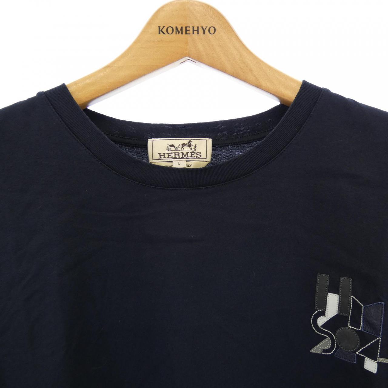 エルメス HERMES ミニレザーパッチ　ジュ ダドレス JEU D'ADRESS 457930HA Tシャツ