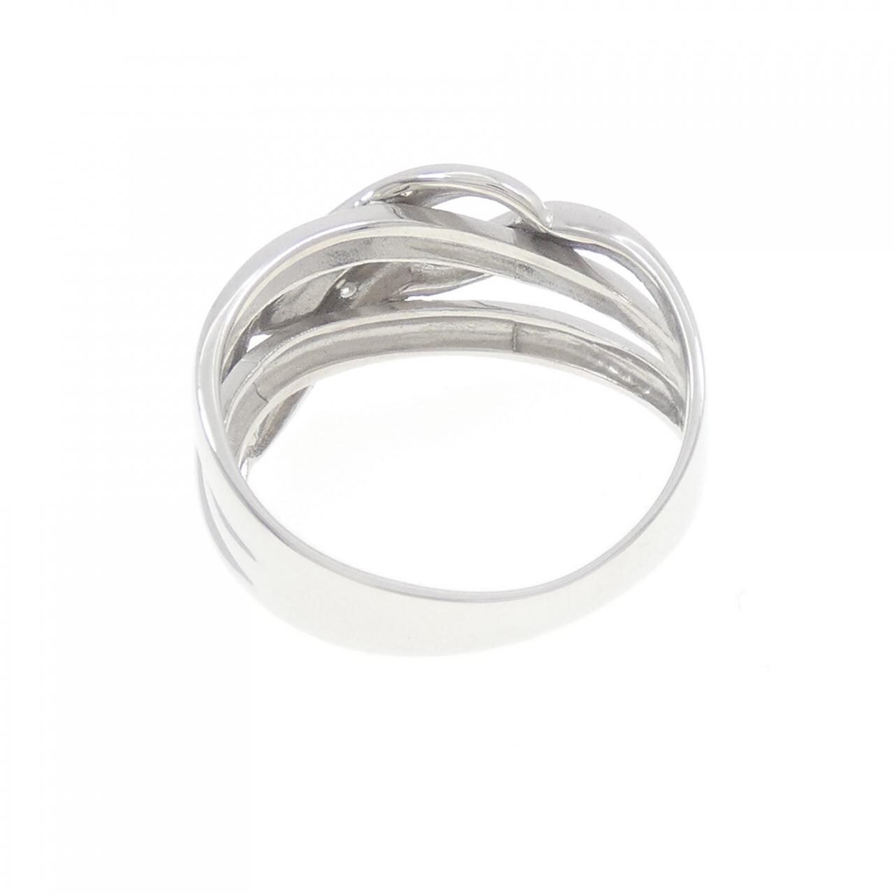 K18WG ダイヤモンド リング 0.04CT