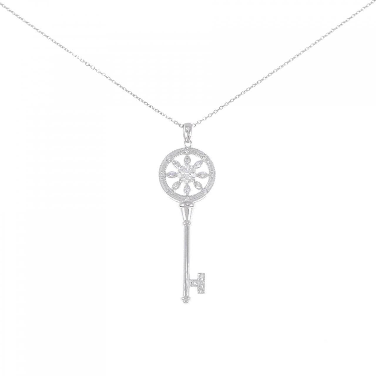 [BRAND NEW] PT Diamond Necklace 0.336CT F SI2 VG