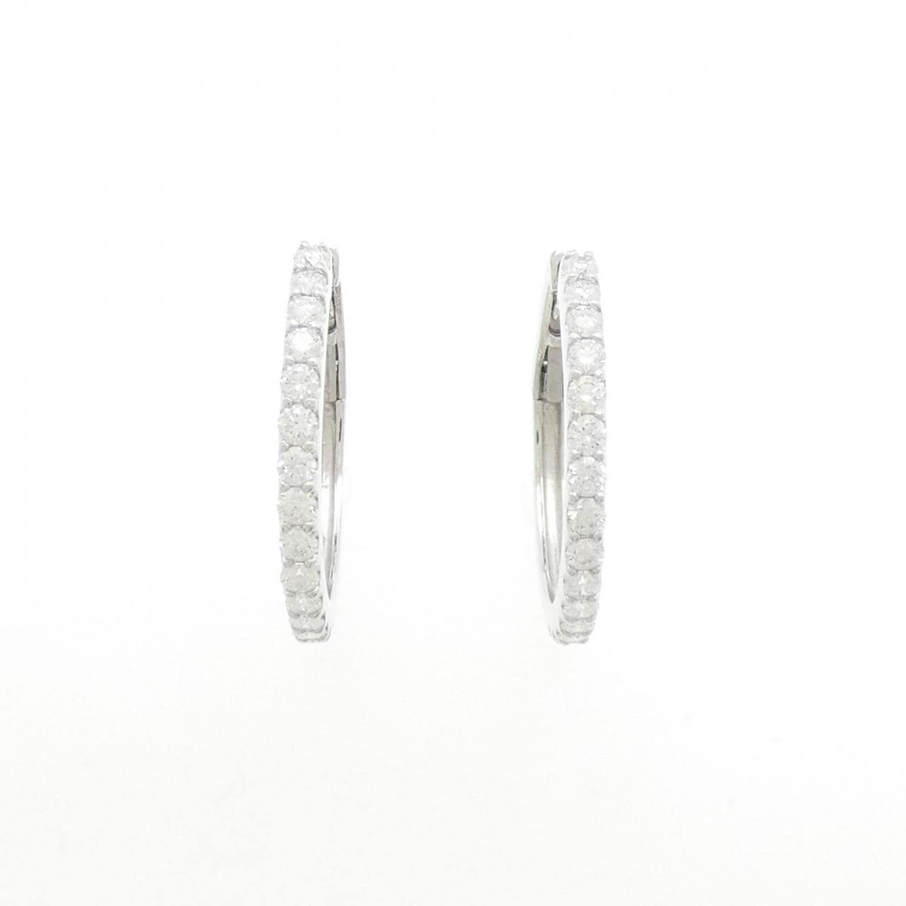 [BRAND NEW] PT Hoop Diamond Earrings 0.81CT