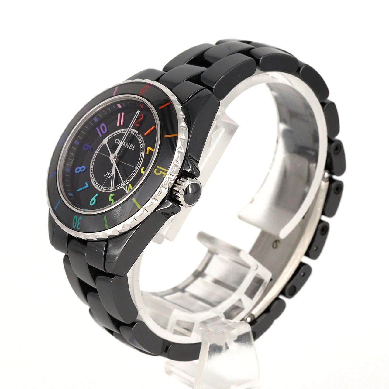シャネル J12エレクトロ 33mmセラミック LIMITED H7121 セラミック クォーツ