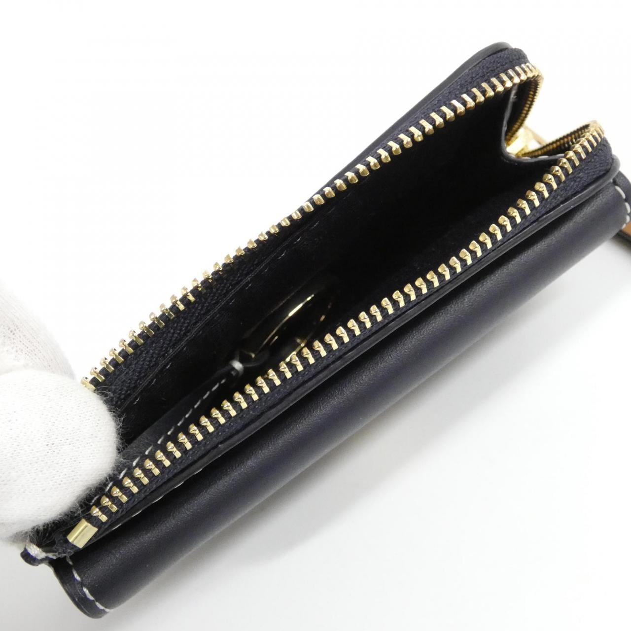 【新品】トリーバーチ T モノグラム ジップ カード ケース 165035 財布