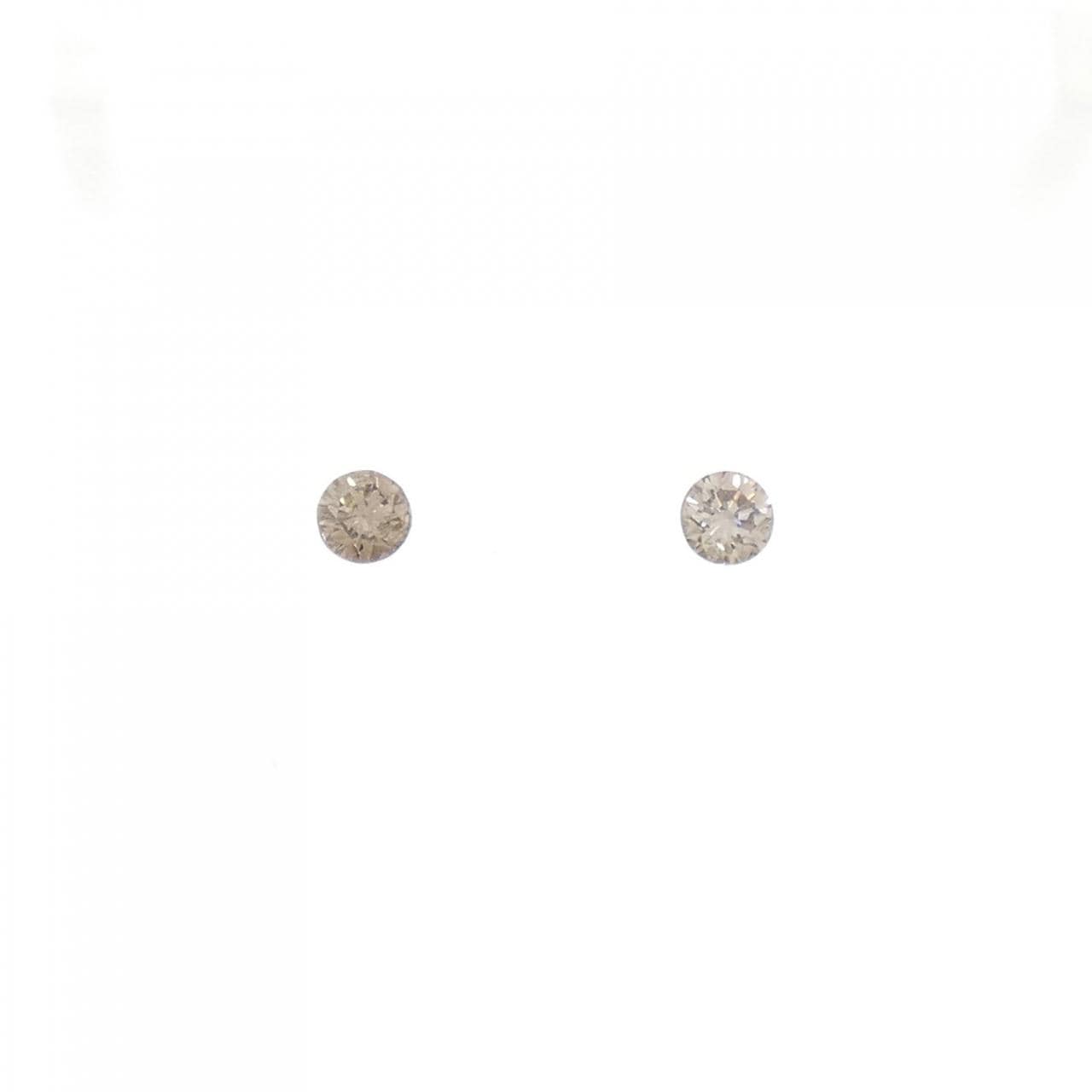 K18WG ダイヤモンド ピアス 0.36CT