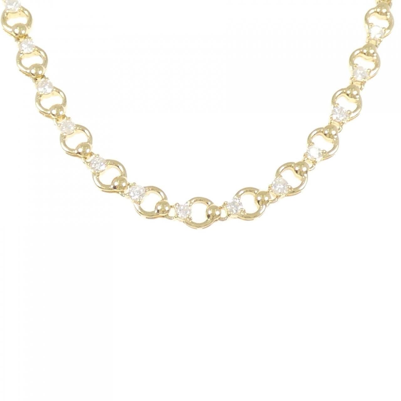 K18YG ダイヤモンド ネックレス 2.00CT