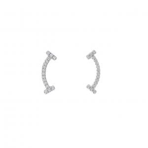 ティファニー Tスマイル ピアス