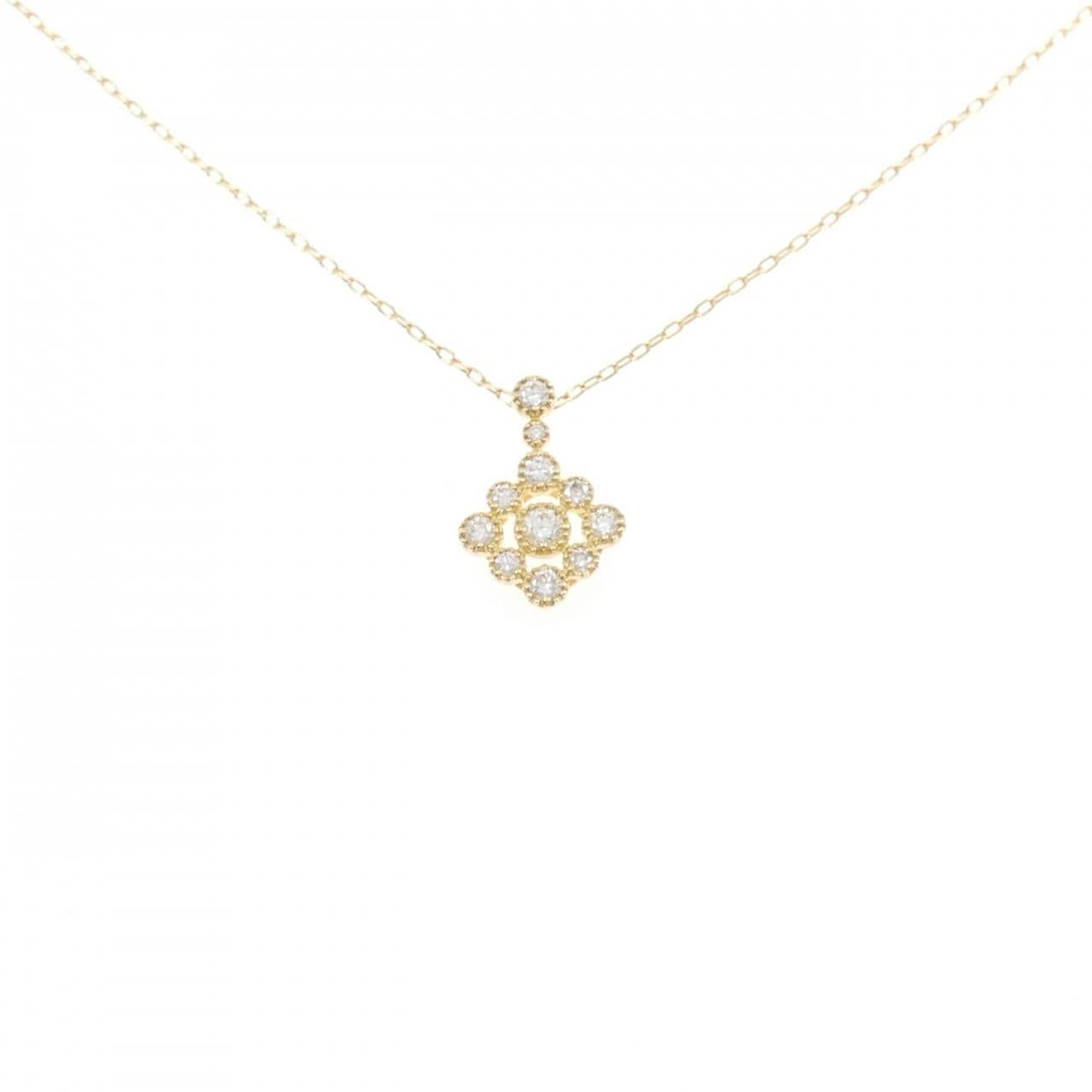 K18YG ダイヤモンド ネックレス 0.30CT
