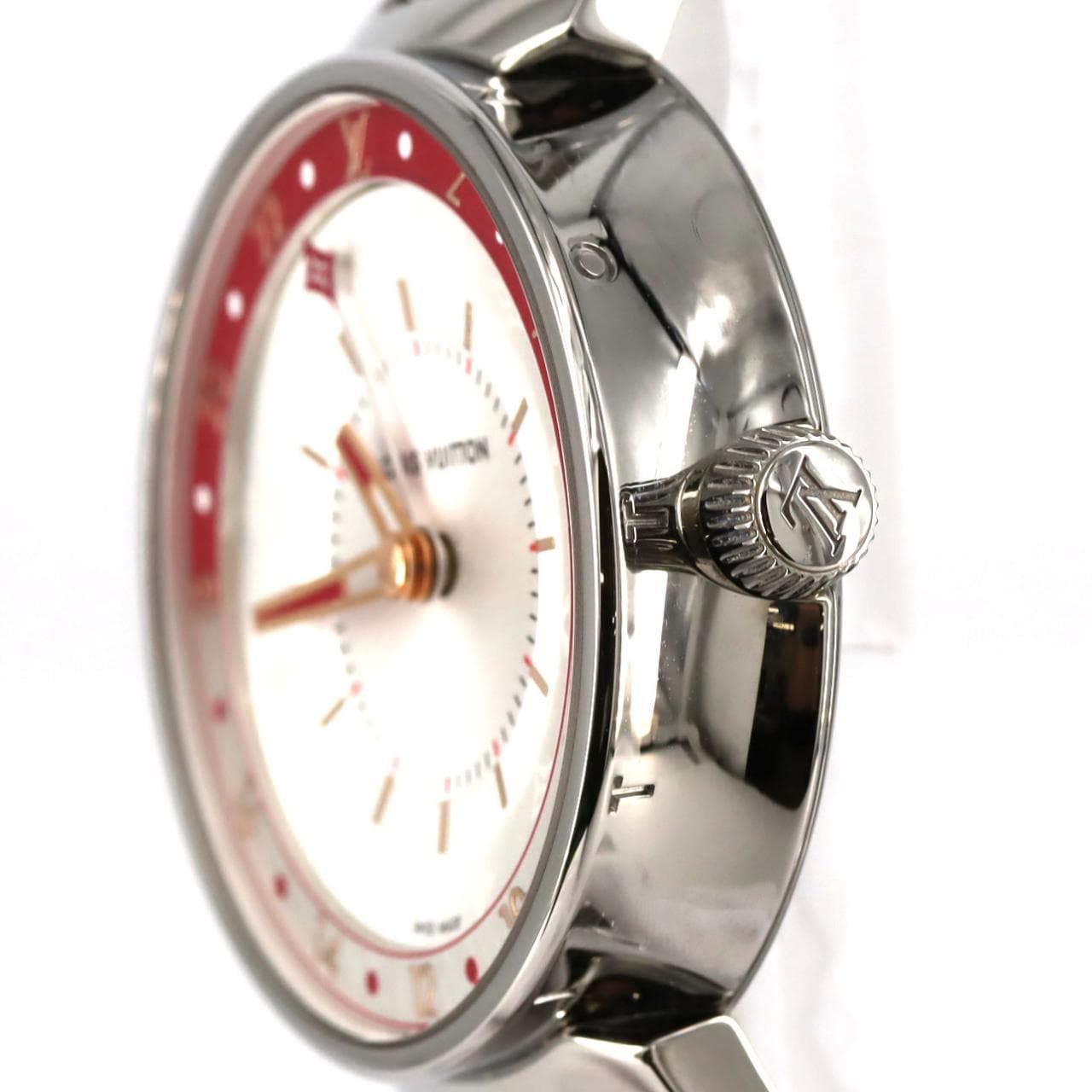 ルイヴィトン タンブールムーンデュアルタイム QA106 SS クォーツ