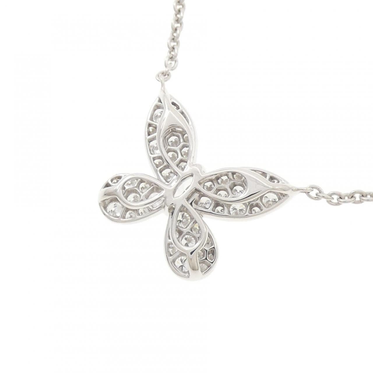 グラフ パヴェ バタフライ ミニ ネックレス