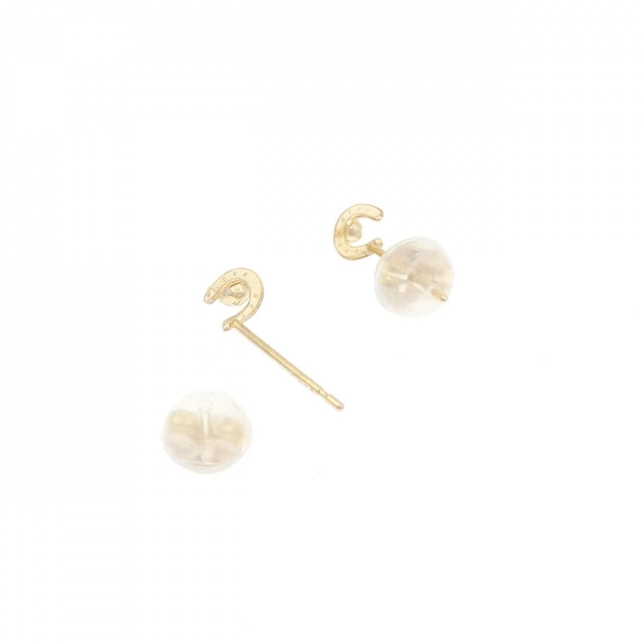 K18YG ダイヤモンド ピアス 0.06CT