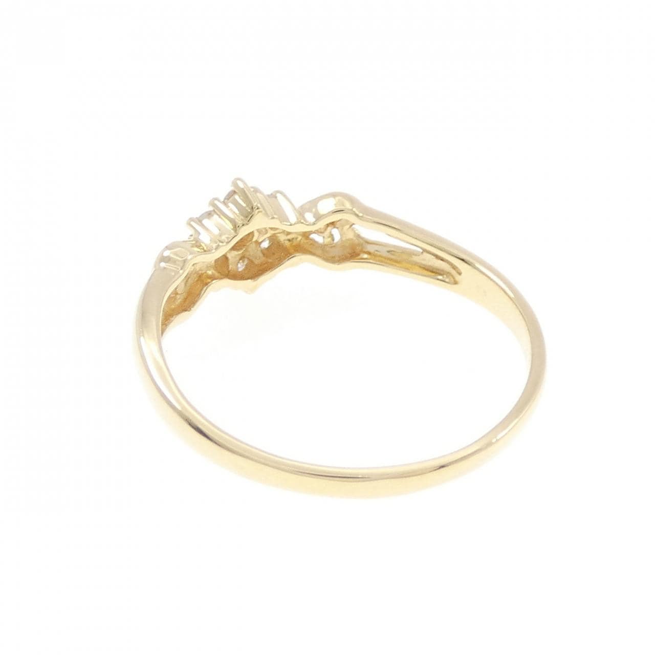K18YG ダイヤモンド リング 0.04CT