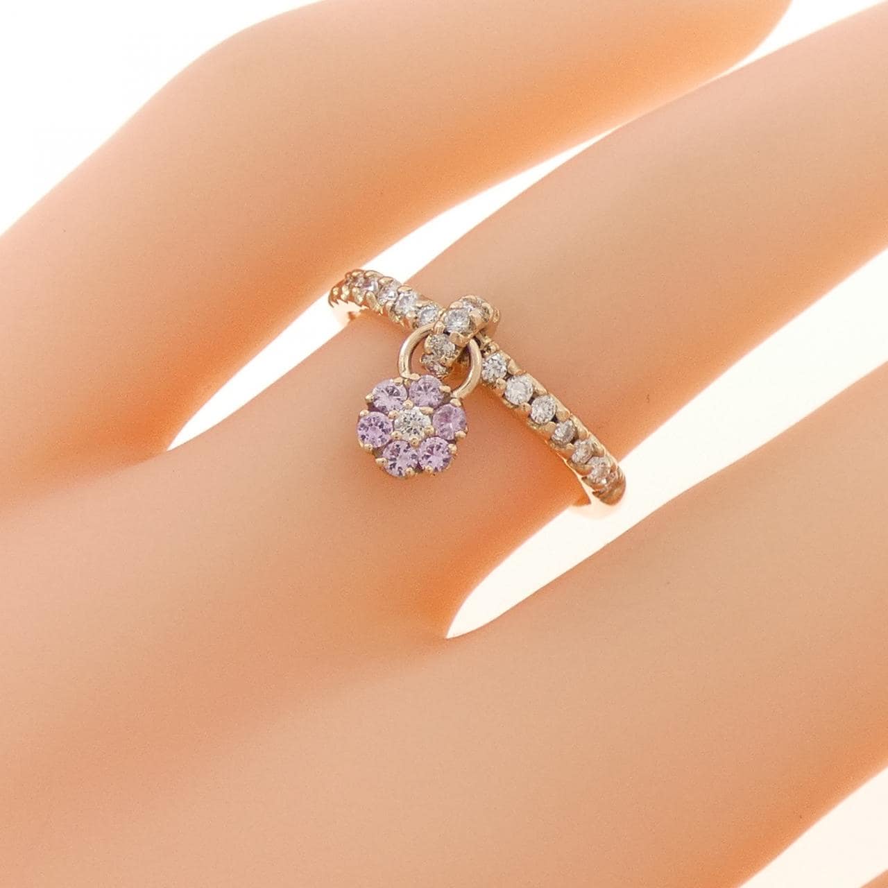 ポンテヴェキオ サファイヤ リング 0.10CT