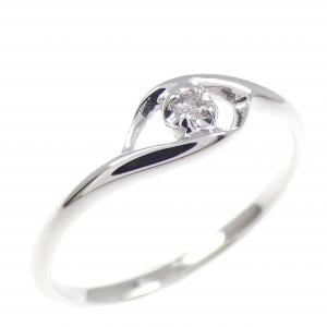 K10WG ダイヤモンド リング 0.02CT