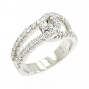 750WG ダイヤモンド リング 0.60CT