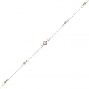K10YG ダイヤモンド ブレスレット 0.05CT