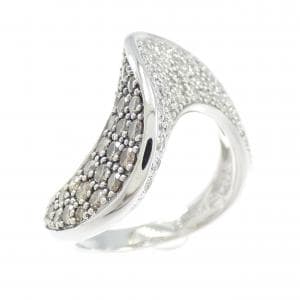 K18WG/K18BG ダイヤモンド リング 0.53CT