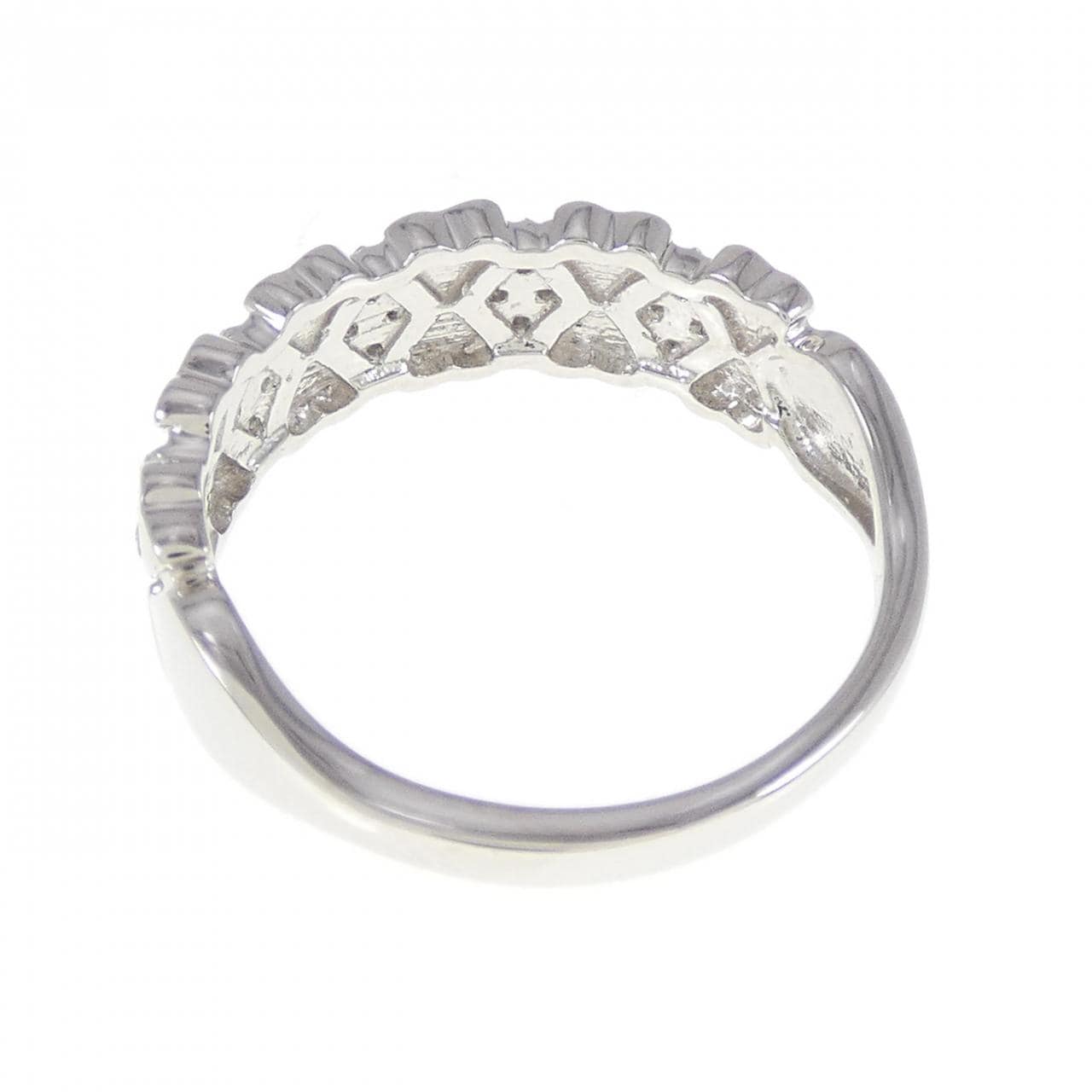 PT ハート ダイヤモンド リング 0.15CT