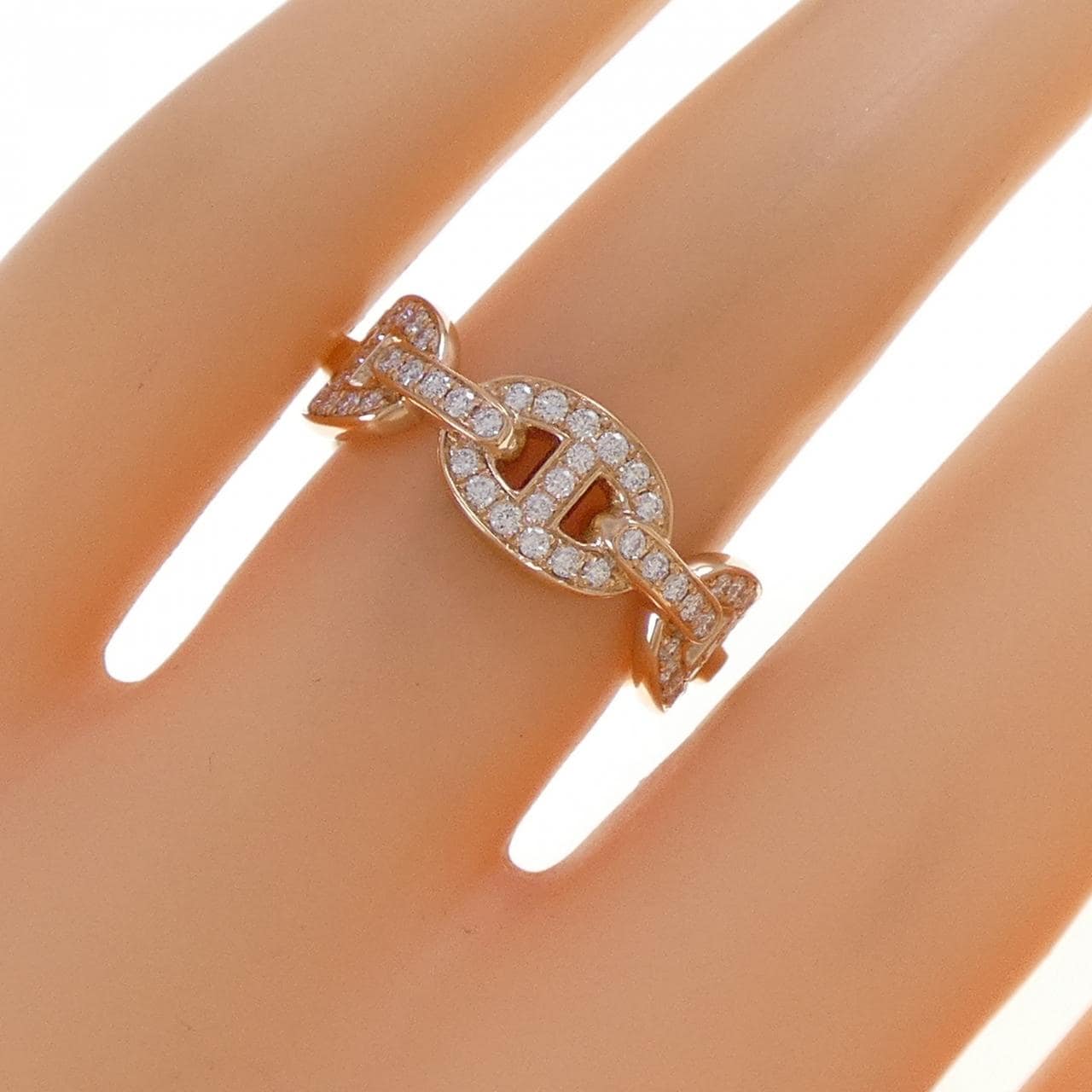 エルメス シェーヌダンクル アンシェネ リング