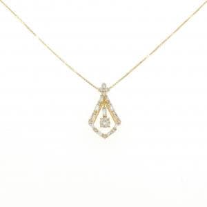 K18YG ダイヤモンド ネックレス 0.16CT