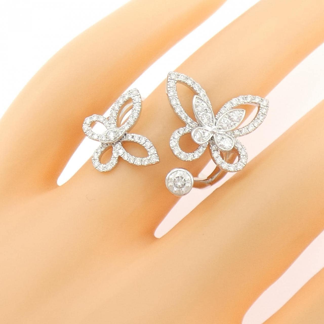 グラフ ミニバタフライ シルエット リング