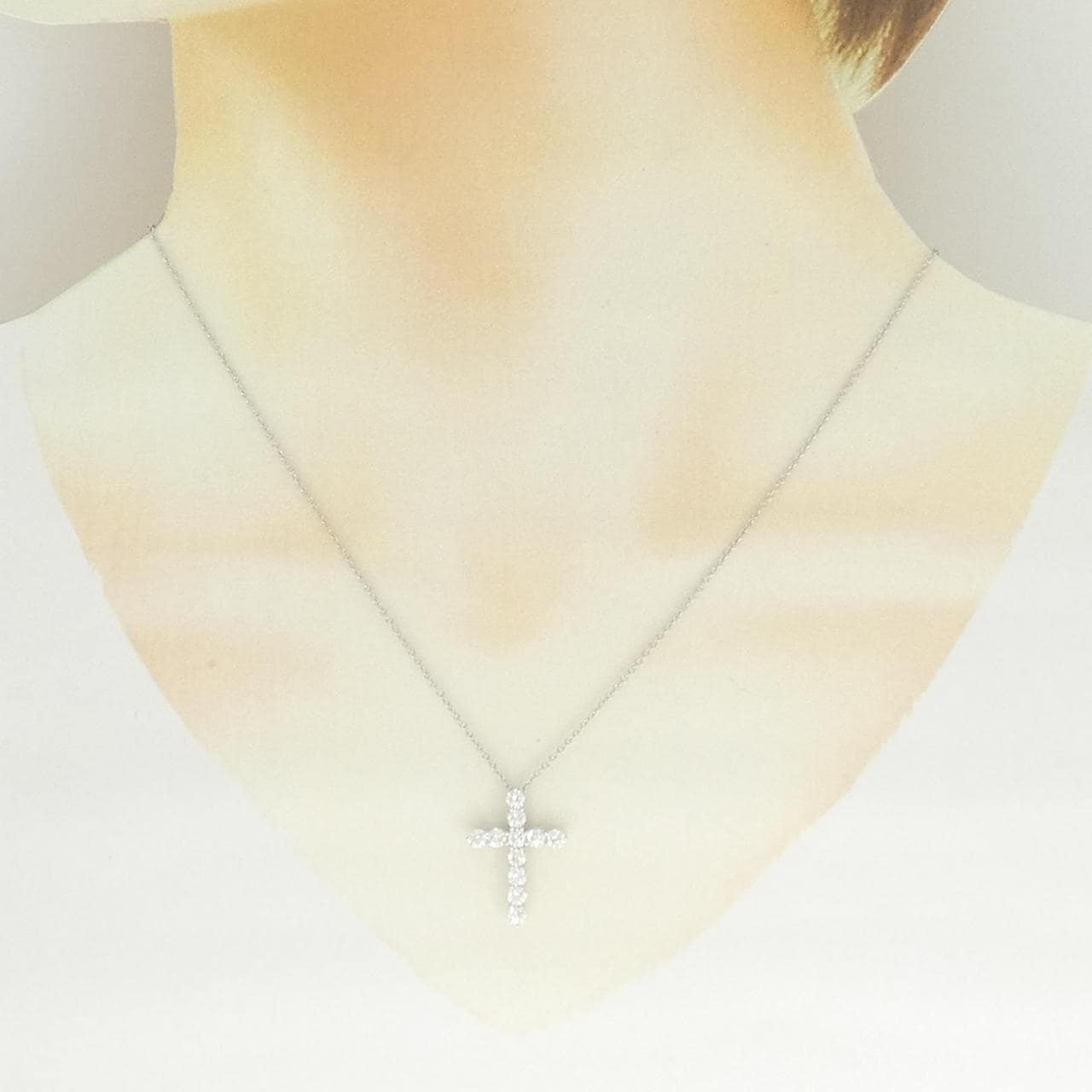 ティファニー ミディアム クロス ネックレス