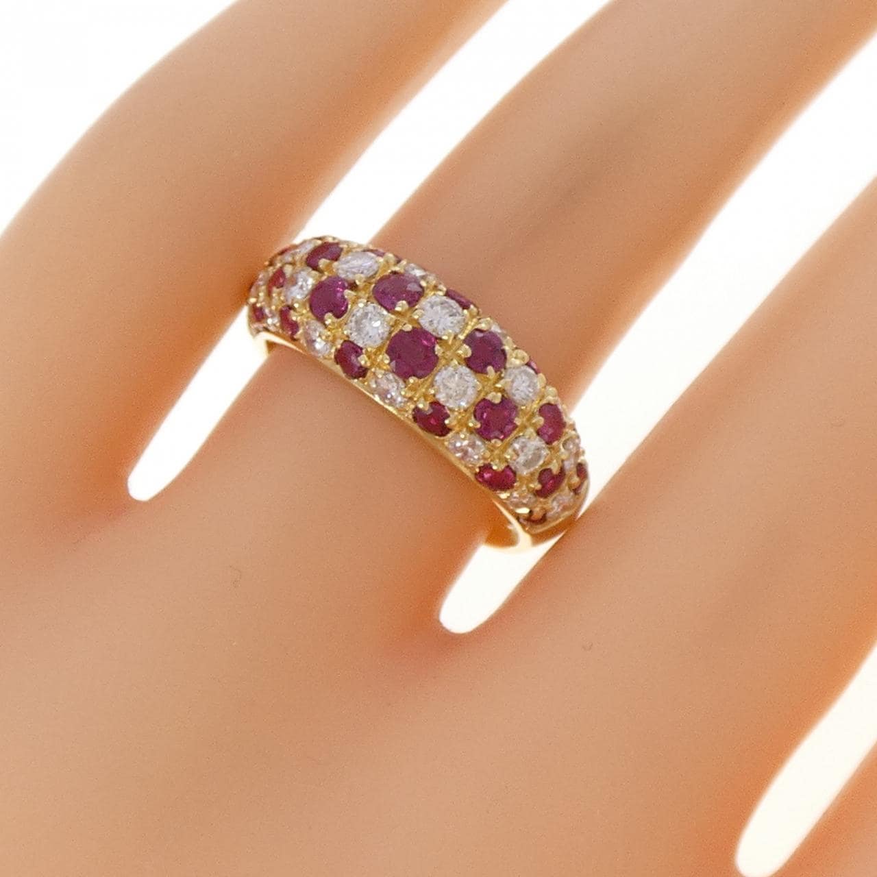 750YG ルビー リング 1.56CT