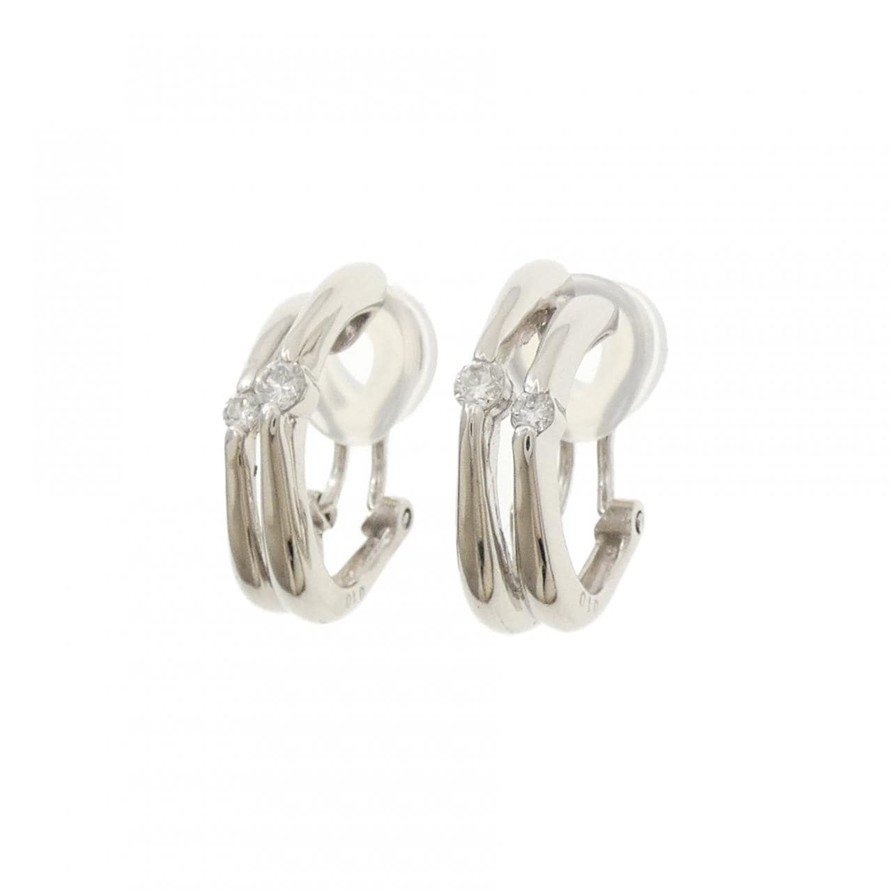 PT900 ダイヤモンド イヤリング 0.20CT