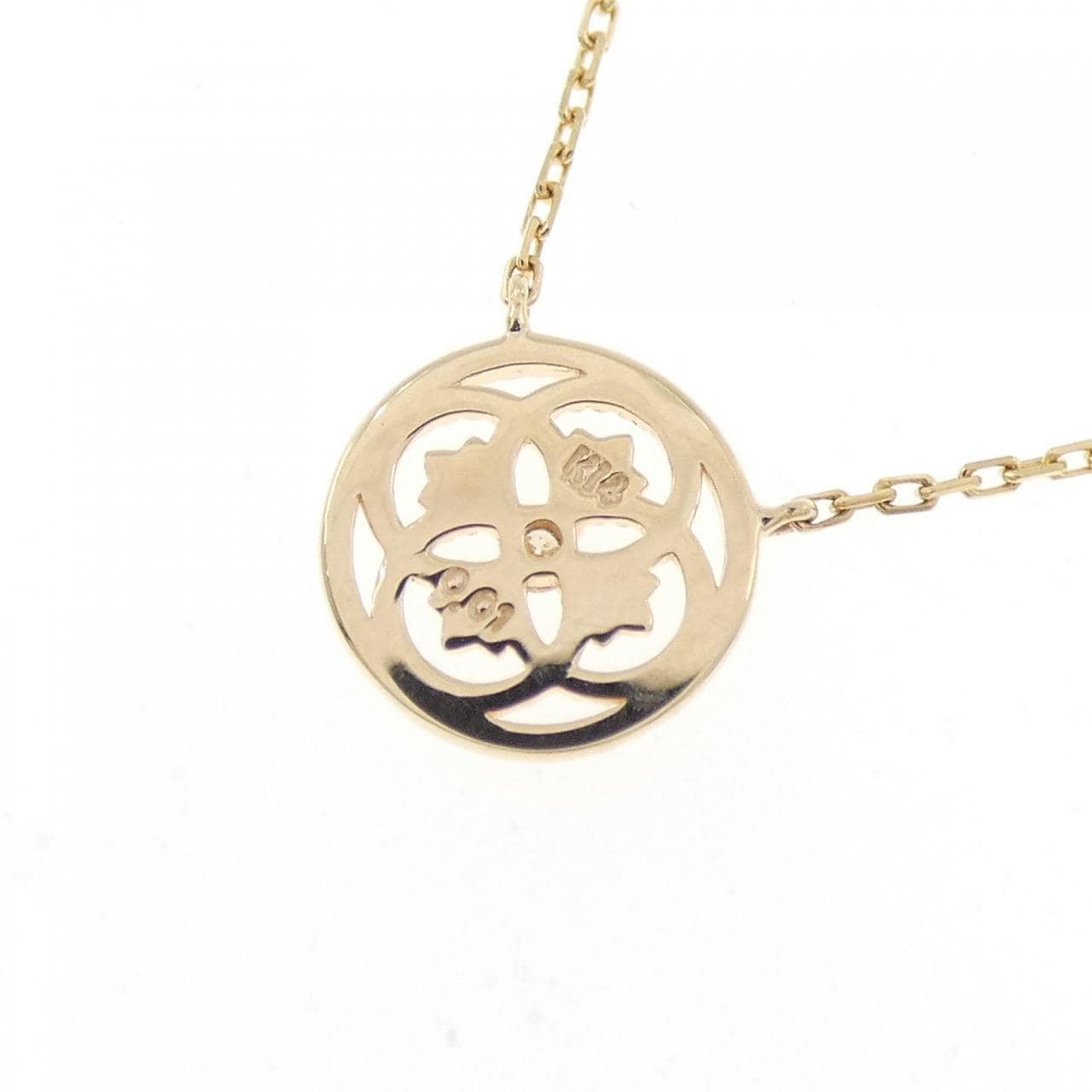 アガット ダイヤモンド ネックレス 0.01CT