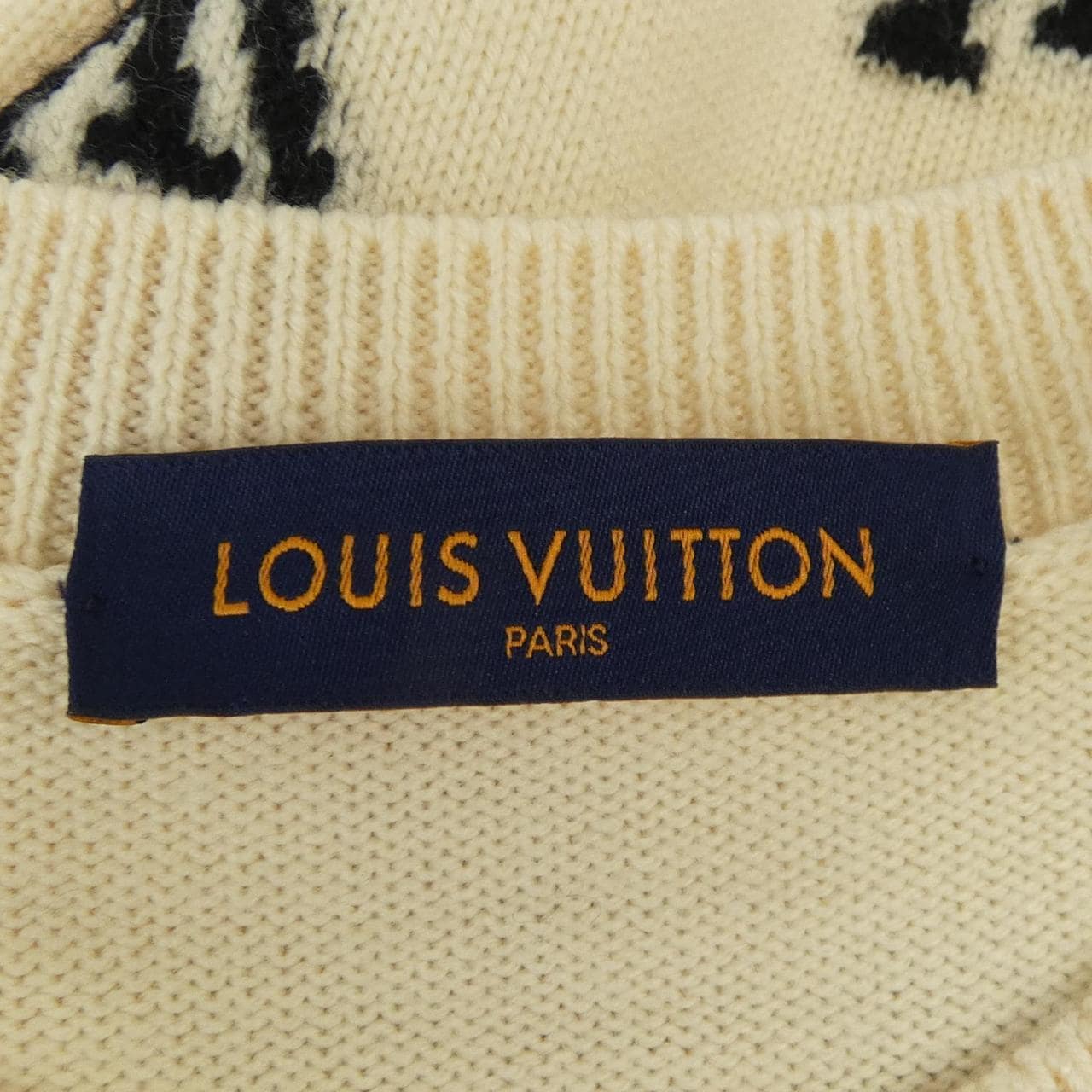 ルイヴィトン LOUIS VUITTON クロックインタルシアプルオーバー HKN78WZLL ニット